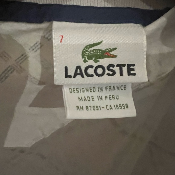 Lacoste short sleeve cotton polo. - Picture 2 of 2